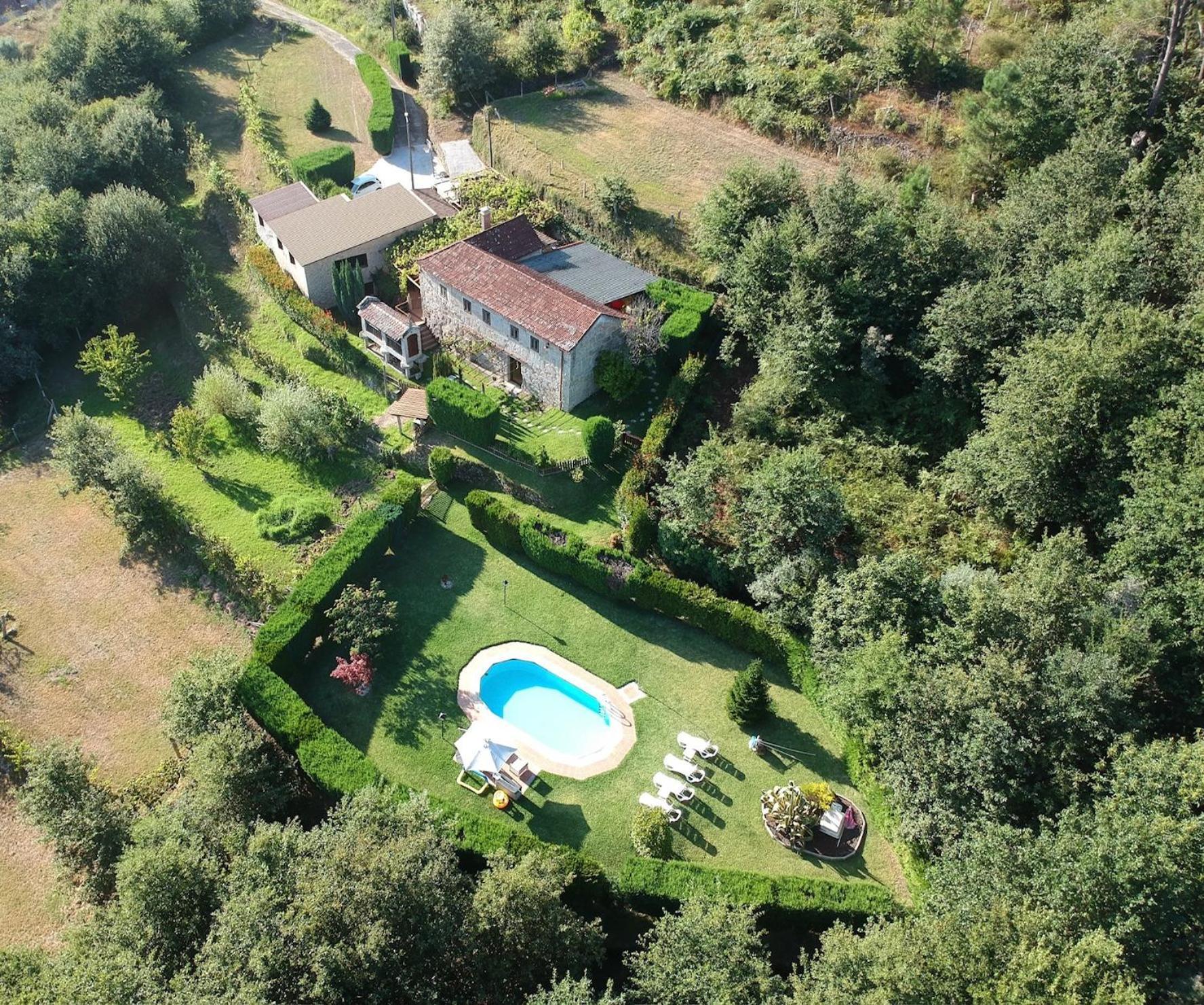 Casa Rural O Carballo Da Pedra La Caniza Exterior photo